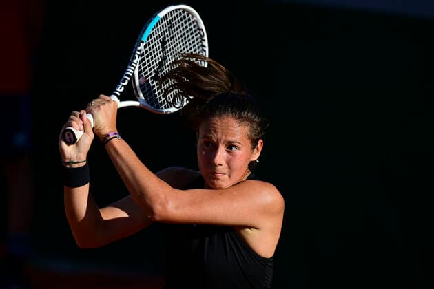 Daria Kasatkina (rus) TENNIS : Internationaux de France Roland Garros 2021 - Paris - 31 05 2021 JBAutissier Panoramic 