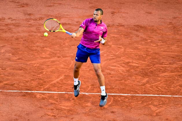 Jo Wilfried Tsonga (Fra) TENNIS : Internationaux de France Roland Garros 2021 - Paris - 31 05 2021 JBAutissier Panoramic 