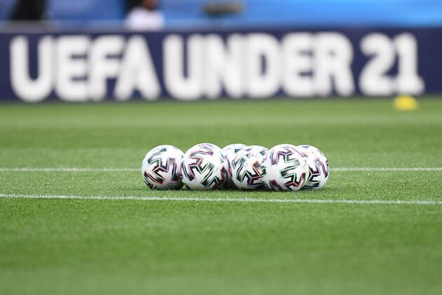 Fußball, U21 EM Viertelfinale, Portugal - Italien Db Lubiana (Slovenia) 31 05 2021 - Europeo Under 21 Slovenia-Ungheria 2021 Portogallo-Italia foto Daniele Buffa Image nella foto: palloni Uefa 