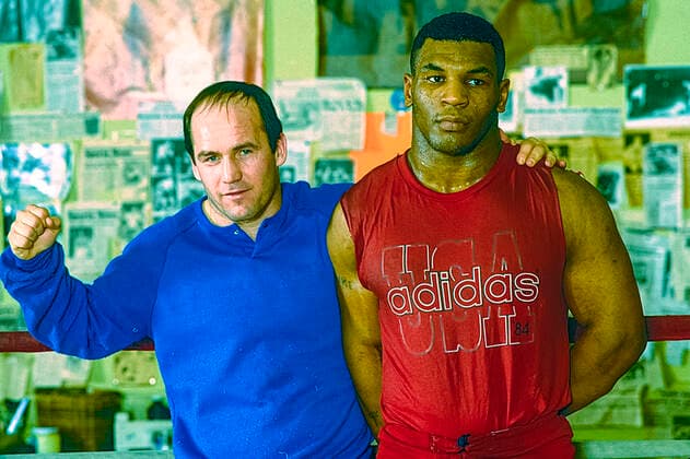 Boxing Mike Tyson Mike Tyson and trainer Kevin Rooney at Cus D Amato s gym in Catskill, NY in 1986. Catskill Cus D Amato Boxing Gym New York United States Copyright: xPaulxJxSutton DUOMO PCNx BX0201_106057