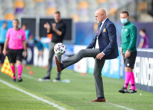Fußball, U21 EM Viertelfinale, Spanien - Kroatien Spain v Croatia - 2021 UEFA European Under-21 Championship Quarter-finals MARIBOR, SLOVENIA - MAY 31: Headcoach of Spain Luis de la Fuente during the 2021 UEFA European Under-21 Championship Quarter-finals match between Spain and Croatia at Stadion Ljudski vrt on May 31, 2021 in Maribor, Slovenia. SanjinxStrukic PIXSELL