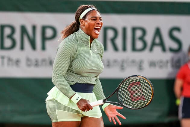 TENNIS - French Open 2021 PARIS,FRANCE,31.MAY.21 - TENNIS - WTA, Tennis Damen Tour, French Open, Roland Garros, Grand Slam. Image shows Serena Williams (USA).  GEPAxpictures xPatrickxSteiner