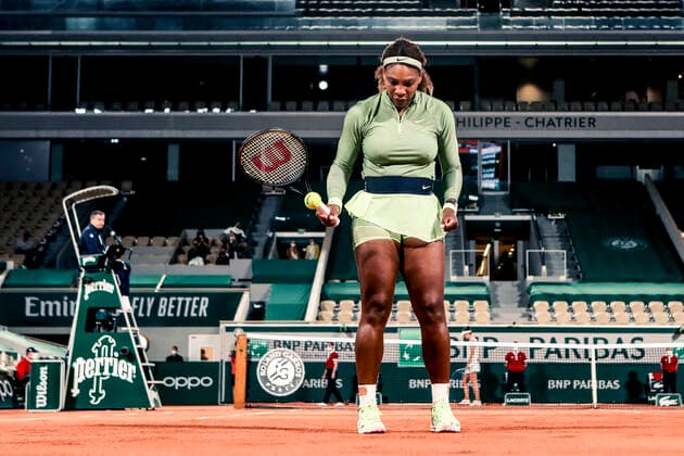 TENNIS - French Open 2021 PARIS,FRANCE,31.MAY.21 - TENNIS - WTA, Tennis Damen Tour, French Open, Roland Garros, Grand Slam. Image shows Serena Williams (USA).  GEPAxpictures xPatrickxSteiner