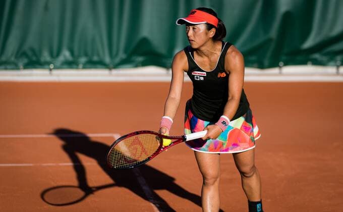 Mandatory Credit: Photo by Rob Prange Shutterstock (11977019ho) Misaki Doi of Japan in action during the first round of the 2021 Roland Garros Grand Slam Tournament French Open Tennis, Day Two, Roland Garros, Paris, France - 31 May 2021 French Open Tennis, Day Two, Roland Garros, Paris, France - 31 May 2021  Copyright: xRobxPrange Shutterstockx 11977019ho
