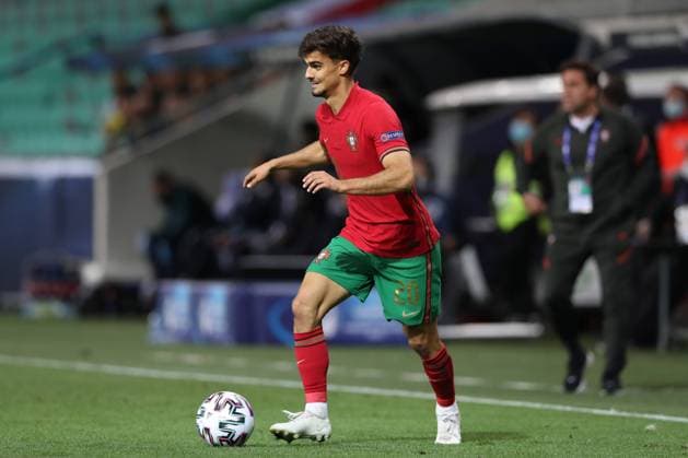 Ljubljana, Slovenia, 31st May 2021. Jota of Portugal during the UEFA U21, U 21 Championships 2021 match at Stadion Stoczicw, Ljubljana. Picture credit should read: Jonathan Moscrop Sportimage EDITORIAL USE ONLY. No use with unauthorised audio, video, data, fixture lists, club league logos or live services. Online in-match use limited to 120 images, no video emulation. No use in betting, games or single club league player publications. SPI-1070-0028