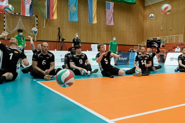 Impressions Germany Canada Tokyo Qualification Sitting Volleyball Duisburg 2021 Germany Canada Tokyo Qualification Sitting Volleyball Duisburg 2021 From 01 to 05 June 2021 six international national sitting volleyball teams will fight for the qualification for the Paralympics 2021 in Tokyo Only the winner of the tournament will be entitled to start Duisburg Sportschule Duisburg Wedau Nordrhein Westfalen Germany