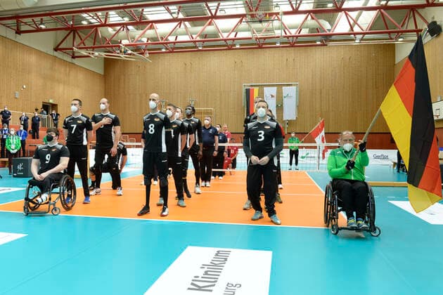Impressions Germany Canada Tokyo Qualification Sitting Volleyball Duisburg 2021 Germany Canada Tokyo Qualification Sitting Volleyball Duisburg 2021 From 01 to 05 June 2021 six international national sitting volleyball teams will fight for the qualification for the Paralympics 2021 in Tokyo Only the winner of the tournament will be entitled to start Duisburg Sportschule Duisburg Wedau Nordrhein Westfalen Germany