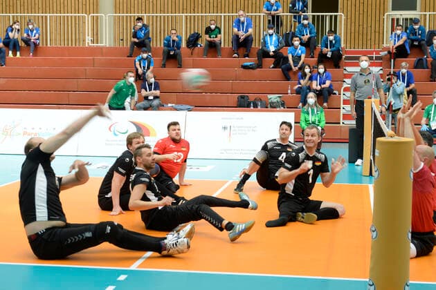 Impressions Germany Canada Tokyo Qualification Sitting Volleyball Duisburg 2021 Germany Canada Tokyo Qualification Sitting Volleyball Duisburg 2021 From 01 to 05 June 2021 six international national sitting volleyball teams will fight for the qualification for the Paralympics 2021 in Tokyo Only the winner of the tournament will be entitled to start Duisburg Sportschule Duisburg Wedau Nordrhein Westfalen Germany