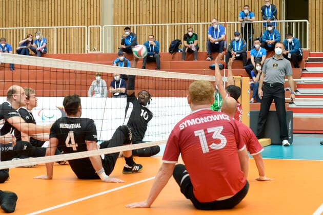 Impressions Germany Canada Tokyo Qualification Sitting Volleyball Duisburg 2021 Germany Canada Tokyo Qualification Sitting Volleyball Duisburg 2021 From 01 to 05 June 2021 six international national sitting volleyball teams will fight for the qualification for the Paralympics 2021 in Tokyo Only the winner of the tournament will be entitled to start Duisburg Sportschule Duisburg Wedau Nordrhein Westfalen Germany