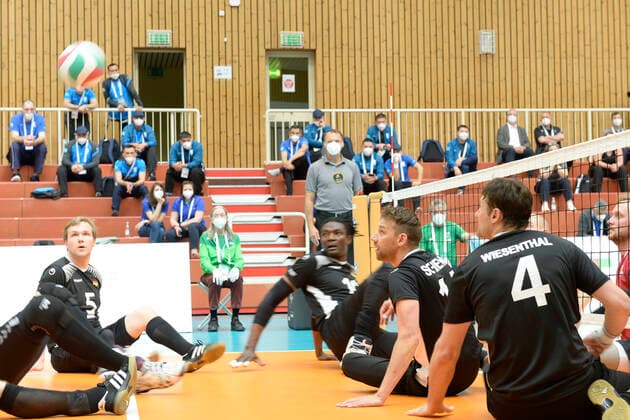 Impressions Germany Canada Tokyo Qualification Sitting Volleyball Duisburg 2021 Germany Canada Tokyo Qualification Sitting Volleyball Duisburg 2021 From 01 to 05 June 2021 six international national sitting volleyball teams will fight for the qualification for the Paralympics 2021 in Tokyo Only the winner of the tournament will be entitled to start Duisburg Sportschule Duisburg Wedau Nordrhein Westfalen Germany