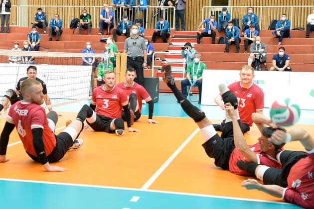 Impressions Germany Canada Tokyo Qualification Sitting Volleyball Duisburg 2021 Germany Canada Tokyo Qualification Sitting Volleyball Duisburg 2021 From 01 to 05 June 2021 six international national sitting volleyball teams will fight for the qualification for the Paralympics 2021 in Tokyo Only the winner of the tournament will be entitled to start Duisburg Sportschule Duisburg Wedau Nordrhein Westfalen Germany