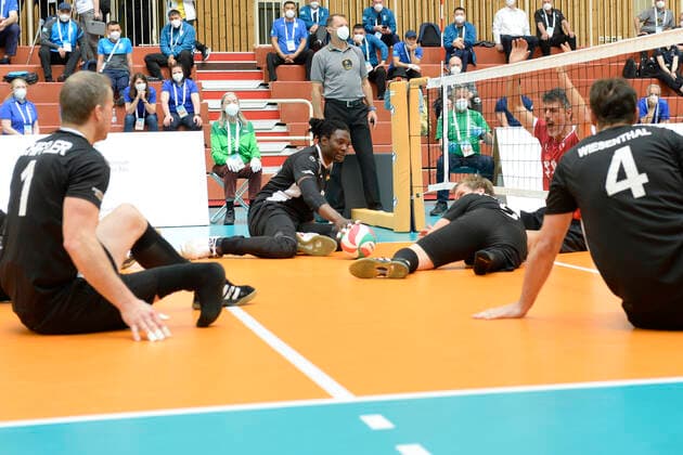 Impressions Germany Canada Tokyo Qualification Sitting Volleyball Duisburg 2021 Germany Canada Tokyo Qualification Sitting Volleyball Duisburg 2021 From 01 to 05 June 2021 six international national sitting volleyball teams will fight for the qualification for the Paralympics 2021 in Tokyo Only the winner of the tournament will be entitled to start Duisburg Sportschule Duisburg Wedau Nordrhein Westfalen Germany