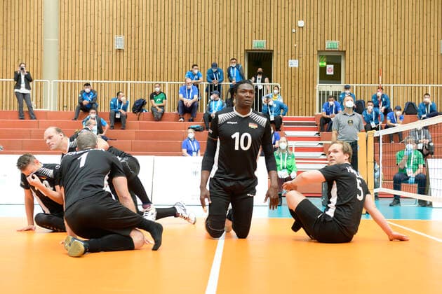 Impressions Germany Canada Tokyo Qualification Sitting Volleyball Duisburg 2021 Germany Canada Tokyo Qualification Sitting Volleyball Duisburg 2021 From 01 to 05 June 2021 six international national sitting volleyball teams will fight for the qualification for the Paralympics 2021 in Tokyo Only the winner of the tournament will be entitled to start Duisburg Sportschule Duisburg Wedau Nordrhein Westfalen Germany