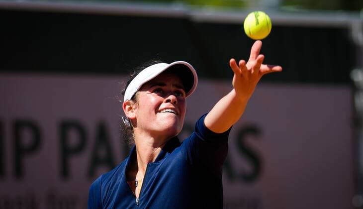Mandatory Credit: Photo by Rob Prange Shutterstock (11988196bh) Jennifer Brady of the United States in action during the first round at the 2021 Roland Garros Grand Slam Tournament French Open Tennis, Day Three, Roland Garros, Paris, France - 01 Jun 2021 French Open Tennis, Day Three, Roland Garros, Paris, France - 01 Jun 2021  Copyright: xRobxPrange Shutterstockx 11988196bh