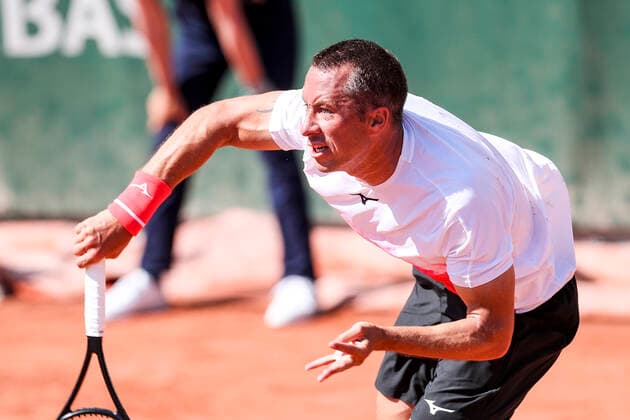 TENNIS - French Open 2021 PARIS,FRANCE,01.June.21 - TENNIS - ATP, Tennis Herren World Tour, French Open, Roland Garros, Grand Slam. Image shows Philipp Kohlschreiber (GER).  GEPAxpictures xPatrickxSteiner