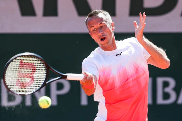 Sport Themen der Woche KW22 Sport Bilder des Tages TENNIS - French Open 2021 PARIS,FRANCE,01.June.21 - TENNIS - ATP, Tennis Herren World Tour, French Open, Roland Garros, Grand Slam. Image shows Philipp Kohlschreiber (GER).  GEPAxpictures xPatrickxSteiner