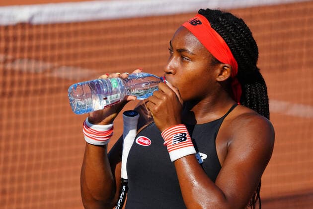 Mandatory Credit: Photo by Javier Garcia BPI Shutterstock (11988207hf) Coco Gauff ahead of her first round match French Open Tennis, Day Three, Roland Garros, Paris, France - 01 Jun 2021 French Open Tennis, Day Three, Roland Garros, Paris, France - 01 Jun 2021  Copyright: xJavierxGarcia BPI Shutterstockx 11988207hf
