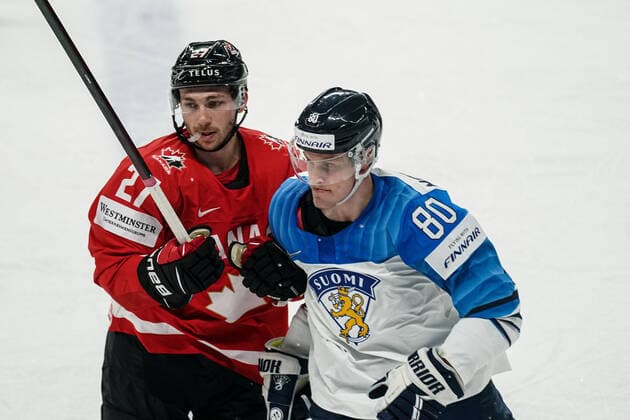 June 1, 2021, Riga, Latvia: Riga, Latvia, Arena Riga, June 01, 2021, World Championship, WM, Weltmeisterschaft 2021 - Canada vs Finland during World Championship 2021 - Canada vs Finland - Ice hockey, Eishockey Ice Hockey - World Championship 2021 - Canada vs Finland, riga, Latvia - ZUMAl164 20210601_zsa_l164_037 Copyright: xAndreaxRex