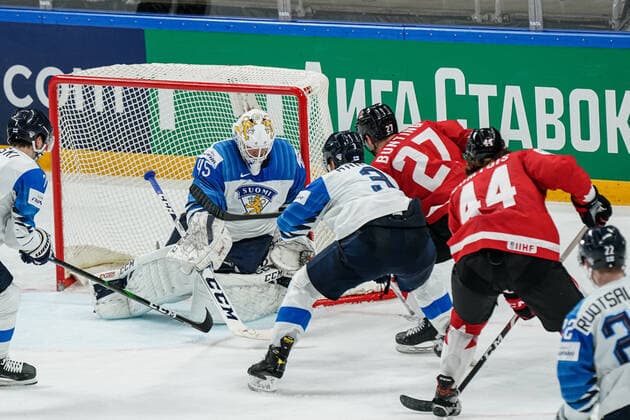 June 1, 2021, Riga, Latvia: Riga, Latvia, Arena Riga, June 01, 2021, World Championship, WM, Weltmeisterschaft 2021 - Canada vs Finland during World Championship 2021 - Canada vs Finland - Ice hockey, Eishockey Ice Hockey - World Championship 2021 - Canada vs Finland, riga, Latvia - ZUMAl164 20210601_zsa_l164_039 Copyright: xAndreaxRex