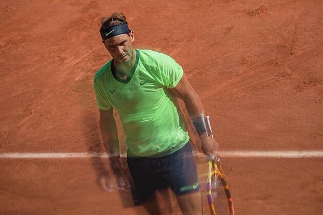 Rafael NADAL of Spain gestures against Alexei POPYRIN of Australia on the first round of the French Open tennis tournament at Roland Garros in Paris, France, 1 June 2021. Roland Garros 2021 will run from 30 May to 13 June 2021.  Copyright: xAurelienxMorissardx