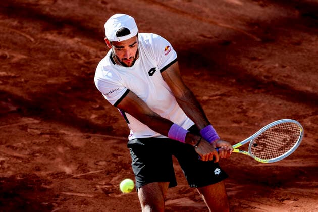 TENNIS - French Open 2021 PARIS,FRANCE,01.June.21 - TENNIS - ATP, Tennis Herren World Tour, French Open, Roland Garros, Grand Slam. Image shows Matteo Berrettini (ITA).  GEPAxpictures xPatrickxSteiner