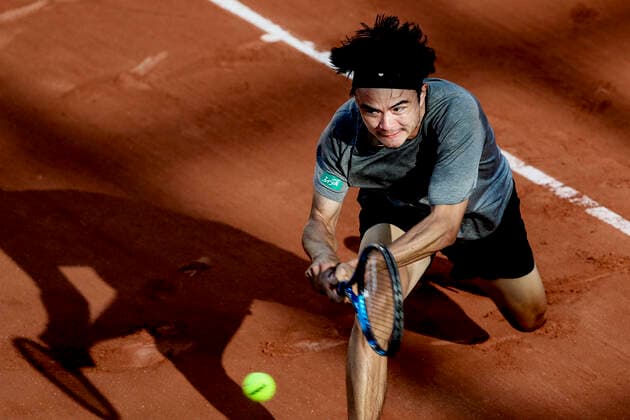 TENNIS - French Open 2021 PARIS,FRANCE,01.June.21 - TENNIS - ATP, Tennis Herren World Tour, French Open, Roland Garros, Grand Slam. Image shows Taro Daniel (JPN).  GEPAxpictures xPatrickxSteiner