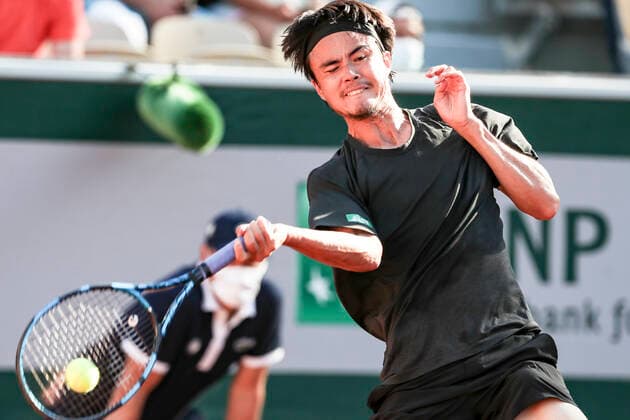 TENNIS - French Open 2021 PARIS,FRANCE,01.June.21 - TENNIS - ATP, Tennis Herren World Tour, French Open, Roland Garros, Grand Slam. Image shows Taro Daniel (JPN).  GEPAxpictures xPatrickxSteiner