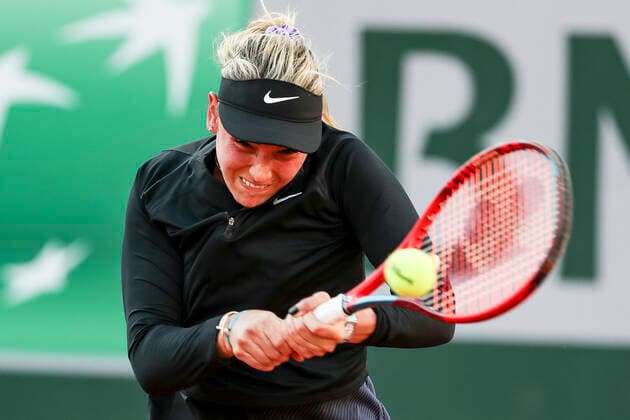 TENNIS - French Open 2021 PARIS,FRANCE,01.June.21 - TENNIS - WTA, Tennis Damen Tour, French Open, Roland Garros, Grand Slam. Image shows Donna Vekic (CRO).  GEPAxpictures xPatrickxSteiner