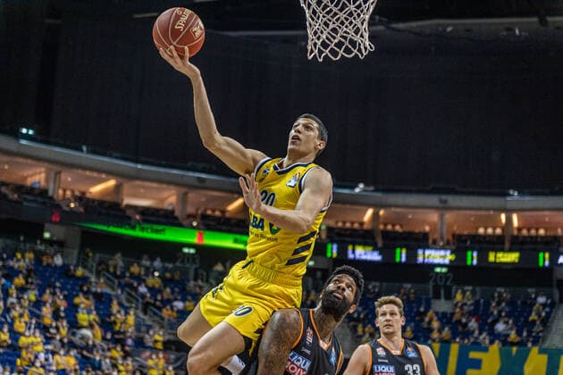 Basketball Berlin 30 05 2021 1 Bundesliga easyCredit BBL Season 2020 2021 Playoffs Semifinals Game 1 Alba Berlin ratiopharm Ulm Simone Fontecchio Alba Berlin, No 20