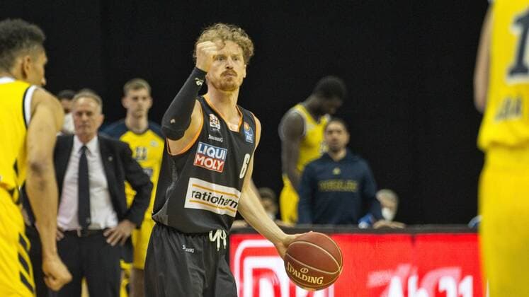 Per Guenther Ulm 6, 01 06 2021, BBL, Alba Berlin vs Ratiopharm Ulm Game 2 Semi Final, at Mercedes Benz Arena, GER, Berlin, 01 06 2021, BBL, HF, Alba vs Ratiopharm Ulm Berlin Copyright: xUwexKoch Eibner-Pressefotox EP_UKH