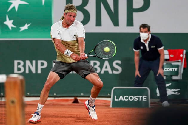 TENNIS - French Open 2021 PARIS,FRANCE,01.June.21 - TENNIS - ATP, Tennis Herren World Tour, French Open, Roland Garros, Grand Slam. Image shows Tennys Sandgren (AUS).  GEPAxpictures xPatrickxSteiner