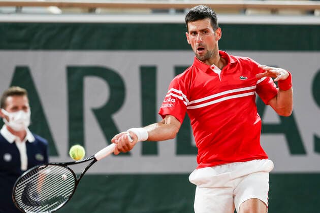 TENNIS - French Open 2021 PARIS,FRANCE,01.June.21 - TENNIS - ATP, Tennis Herren World Tour, French Open, Roland Garros, Grand Slam. Image shows Novak Djokovic (SRB).  GEPAxpictures xPatrickxSteiner