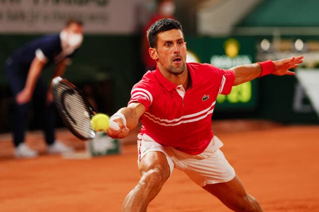 Sport Bilder des Tages Mandatory Credit: Photo by Javier Garcia BPI Shutterstock (11988207pk) Novak Djokovic during his first round match French Open Tennis, Day Three, Roland Garros, Paris, France - 01 Jun 2021 French Open Tennis, Day Three, Roland Garros, Paris, France - 01 Jun 2021  Copyright: xJavierxGarcia BPI Shutterstockx 11988207pk