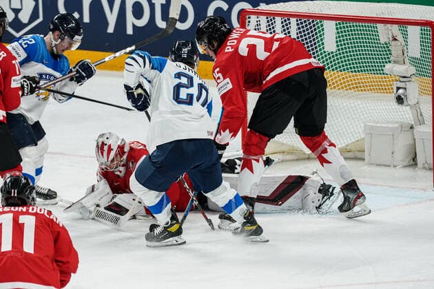 World Championship, WM, Weltmeisterschaft 2021 - Canada vs Finland during World Championship 2021 - Canada vs Finland, Ice hockey, Eishockey in Riga, Latvia, June 01 2021  Copyright: xLiveMedia AndreaxRex xIPAx xLiveMediax 0