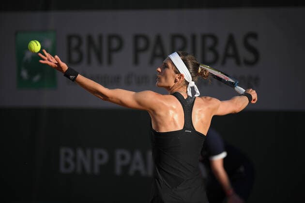 01 06 2021 Paris France, Tennis French Open Roland Garros 2021 v l ,Andrea Petkovic GER in action Copyright: Foto:xHMBxMedia