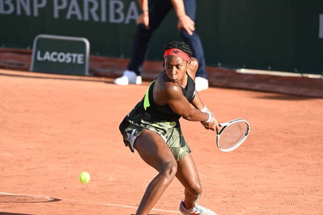 Roland Garros 2021 - Coco Gauff - Usa Tennis : Roland Garros 2021 - France - chryslenecaillaud Panoramic 
