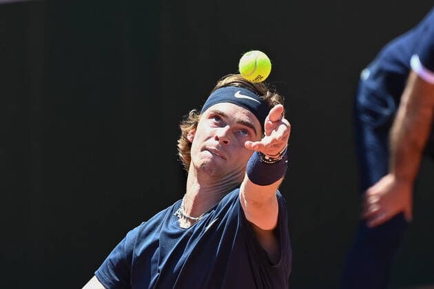 Roland Garros 2021 - Rublev - Russie Tennis : Roland Garros 2021 - France - chryslenecaillaud Panoramic 