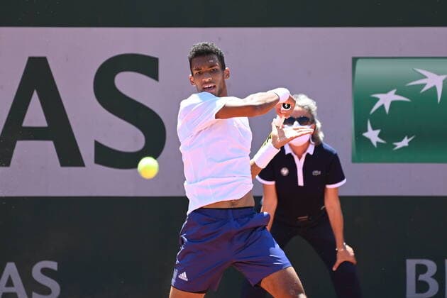 Roland Garros 2021 - Auger Aliassime - Canada Tennis : Roland Garros 2021 - France - chryslenecaillaud Panoramic 
