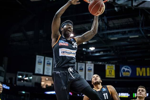 Basketball Berlin 01 06 2021 1 Bundesliga easyCredit BBL Season 2020 2021 Playoffs Semifinals Game 2 Alba Berlin ratiopharm Ulm Aric Holman Ulm, No 35
