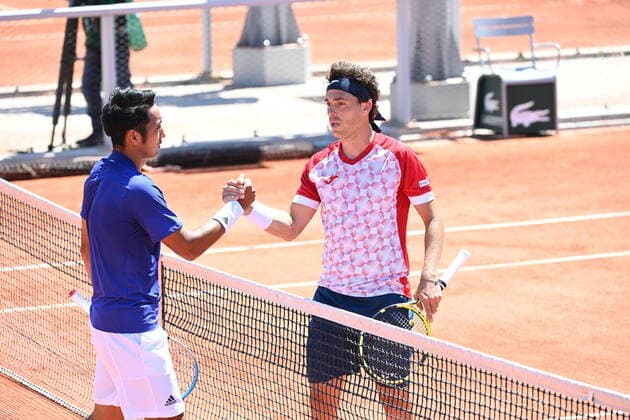 Roland Garros 2021 - Cecchinato - Italie Tennis : Roland Garros 2021 - France - chryslenecaillaud Panoramic 