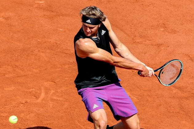 TENNIS - French Open 2021 PARIS,FRANCE,02.June.21 - TENNIS - ATP, Tennis Herren World Tour, French Open, Roland Garros, Grand Slam. Image shows Alexander Zverev (GER).  GEPAxpictures xPatrickxSteiner