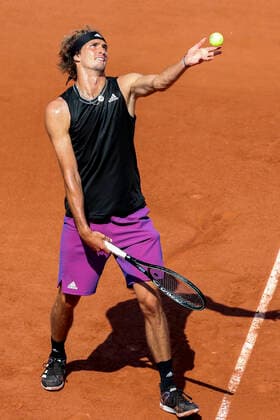 TENNIS - French Open 2021 PARIS,FRANCE,02.June.21 - TENNIS - ATP, Tennis Herren World Tour, French Open, Roland Garros, Grand Slam. Image shows Alexander Zverev (GER).  GEPAxpictures xPatrickxSteiner