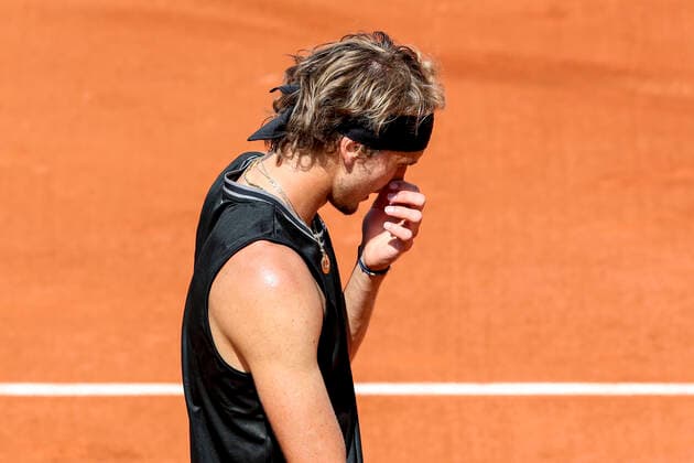 TENNIS - French Open 2021 PARIS,FRANCE,02.June.21 - TENNIS - ATP, Tennis Herren World Tour, French Open, Roland Garros, Grand Slam. Image shows Alexander Zverev (GER).  GEPAxpictures xPatrickxSteiner