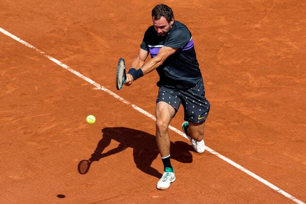 TENNIS - French Open 2021 PARIS,FRANCE,02.June.21 - TENNIS - ATP, Tennis Herren World Tour, French Open, Roland Garros, Grand Slam. Image shows Roman Safiullin (RUS).  GEPAxpictures xPatrickxSteiner
