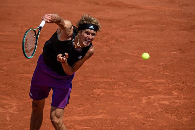 Tennis, French Open, Day 4, Alexander Zverev - Roman Safiullin