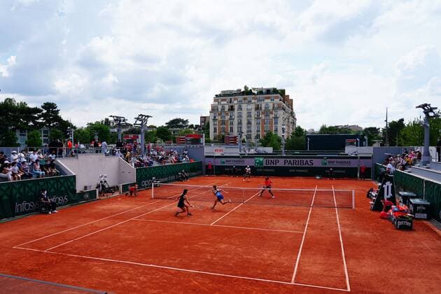 Mandatory Credit: Photo by Javier Garcia BPI Shutterstock (12000887bq) Coco Gauff and Venus Williams play doubles French Open Tennis, Day Four, Roland Garros, Paris, France - 02 Jun 2021 French Open Tennis, Day Four, Roland Garros, Paris, France - 02 Jun 2021  Copyright: xJavierxGarcia BPI Shutterstockx 12000887bq