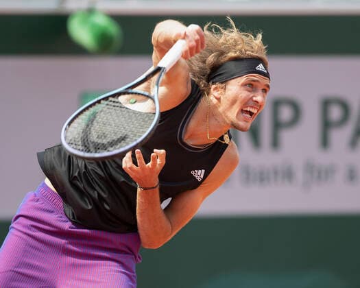 Alexander Zverev GER Tennis French Open 2021 Grand Slam Roland Garros Paris France 2 June 2021 Copyright: xJuergenxHasenkopfx