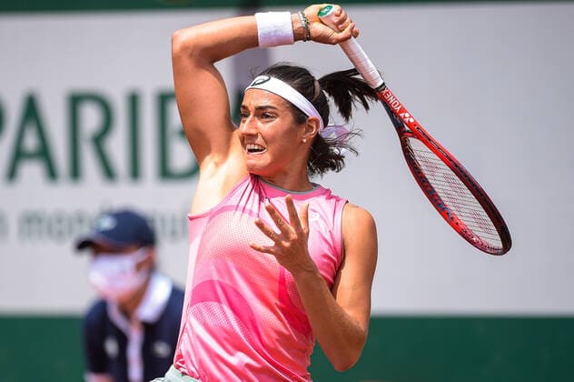 Caroline Garcia ( France ) TENNIS : Roland Garros 2021 - Internationaux de France - 02 06 2021 FedericoPestellini Panoramic 