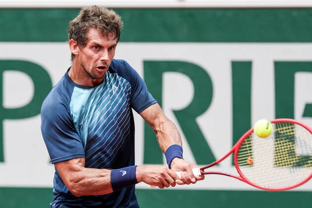 TENNIS - French Open 2021 PARIS,FRANCE,02.June.21 - TENNIS - ATP, Tennis Herren World Tour, French Open, Roland Garros, Grand Slam. Image shows Henri Laaksonen (SUI).  GEPAxpictures xPatrickxSteiner