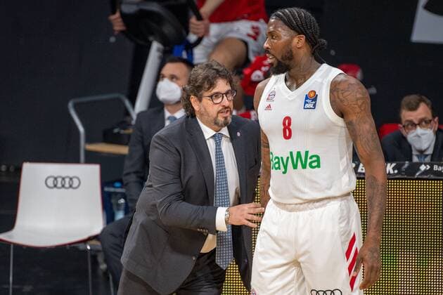 Head Coach Andrea Trinchieri FC Bayern , 8 , FC Bayern Basketball vs MHP Riesen Ludwigsburg BBL Playoffs, Semifinals, 02 06 2021 Muenchen Bayern Germany Copyright: xkolbert-press UlrichxGamelx